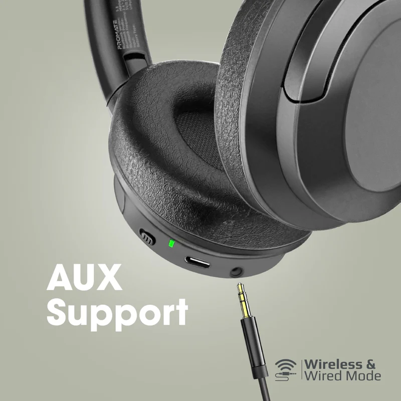 Promate Concord ANC Headphones HD Stereo Headset Promate Concord ANC Headphones HD Stereo Headset